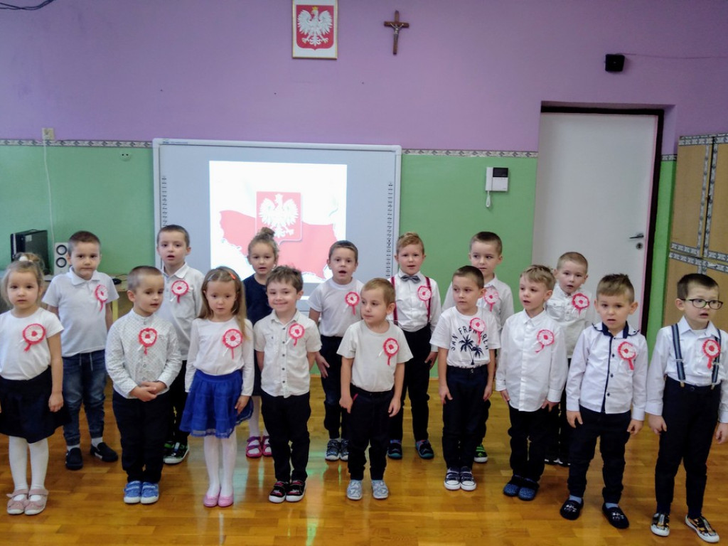 Hrubieszów: Przedszkolaki uczciły Święto Niepodległości