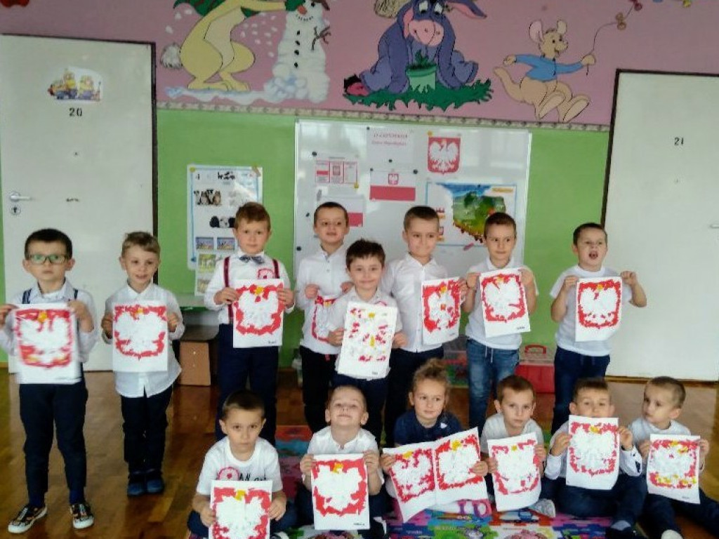 Hrubieszów: Przedszkolaki uczciły Święto Niepodległości