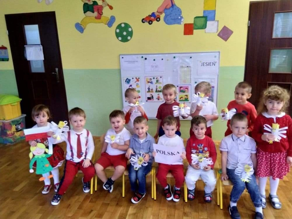 Hrubieszów: Przedszkolaki uczciły Święto Niepodległości