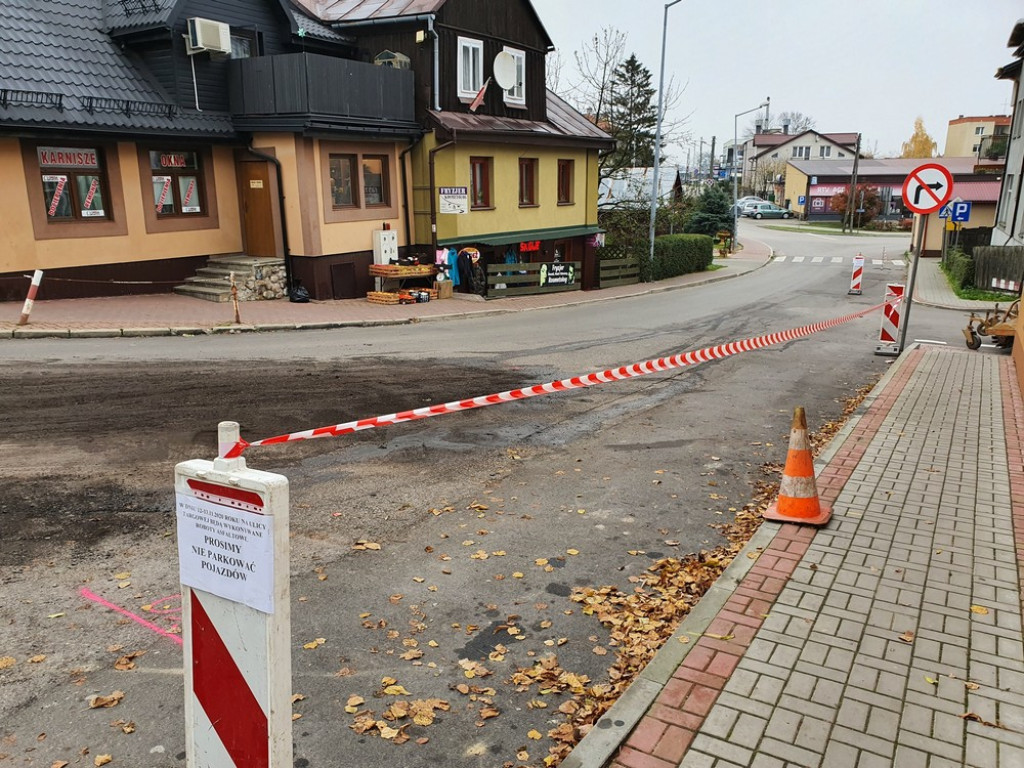 Hrubieszów: Trwają remonty na Targowej i Prostej - ZDJĘCIA