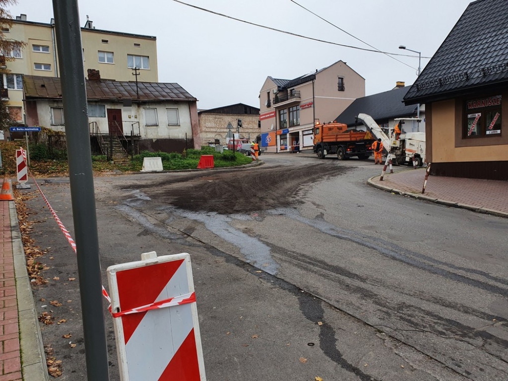 Hrubieszów: Trwają remonty na Targowej i Prostej - ZDJĘCIA