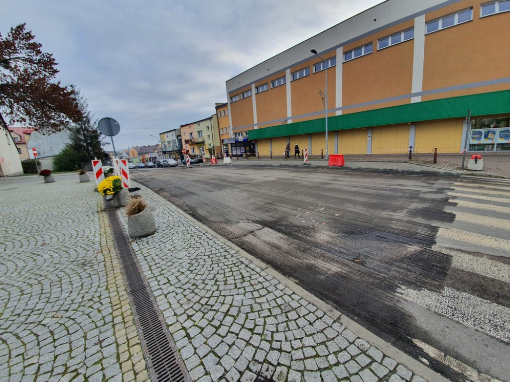 Hrubieszów: Trwają remonty na Targowej i Prostej - ZDJĘCIA