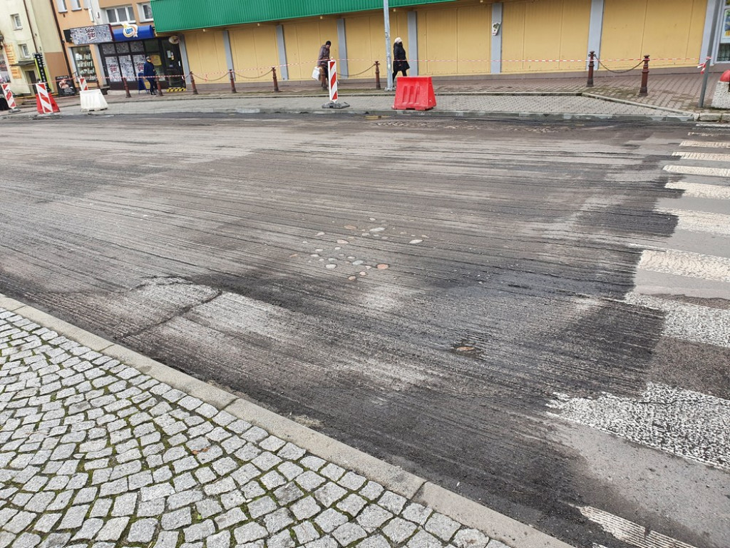 Hrubieszów: Trwają remonty na Targowej i Prostej - ZDJĘCIA
