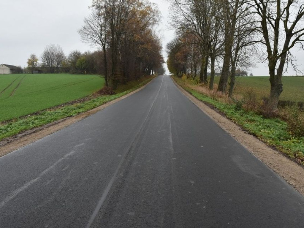 Zakończono kolejną inwestycję drogową Powiatu Hrubieszowskiego