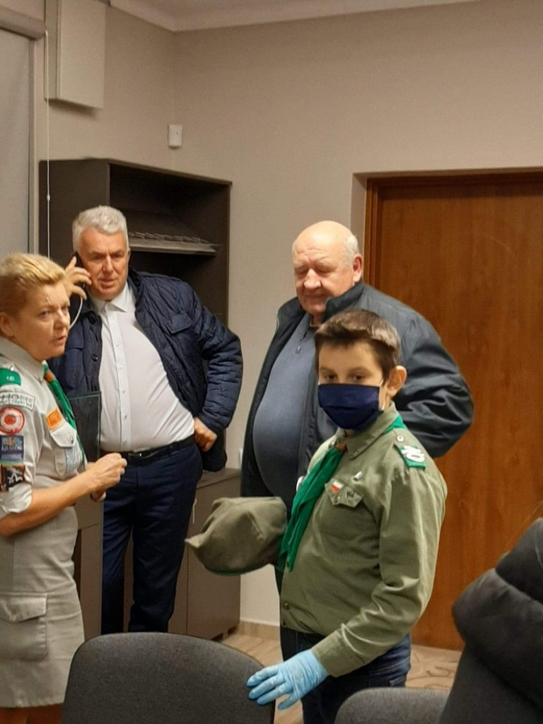 Członkowie Światowego Związku Żołnierzy AK z Hrubieszowa na spotkaniu w Bondyrzu
