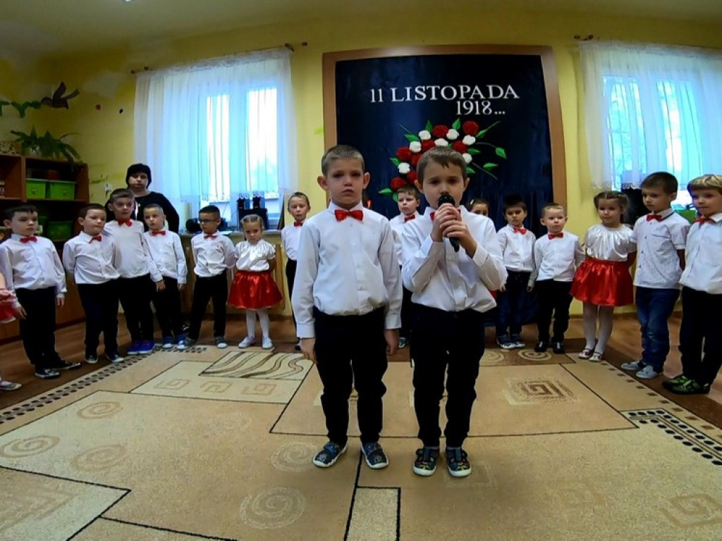 Hrubieszów: Święto Niepodległości w Przedszkolu nr 3 - ZDJĘCIA, WIDEO