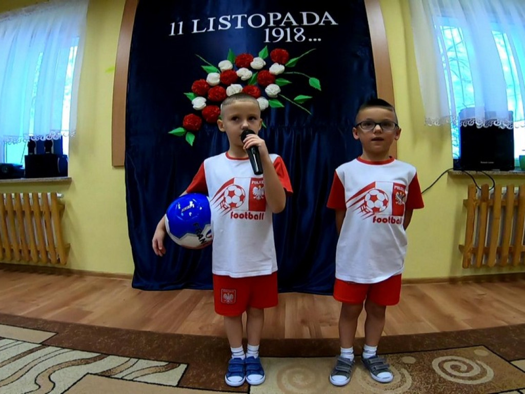 Hrubieszów: Święto Niepodległości w Przedszkolu nr 3 - ZDJĘCIA, WIDEO