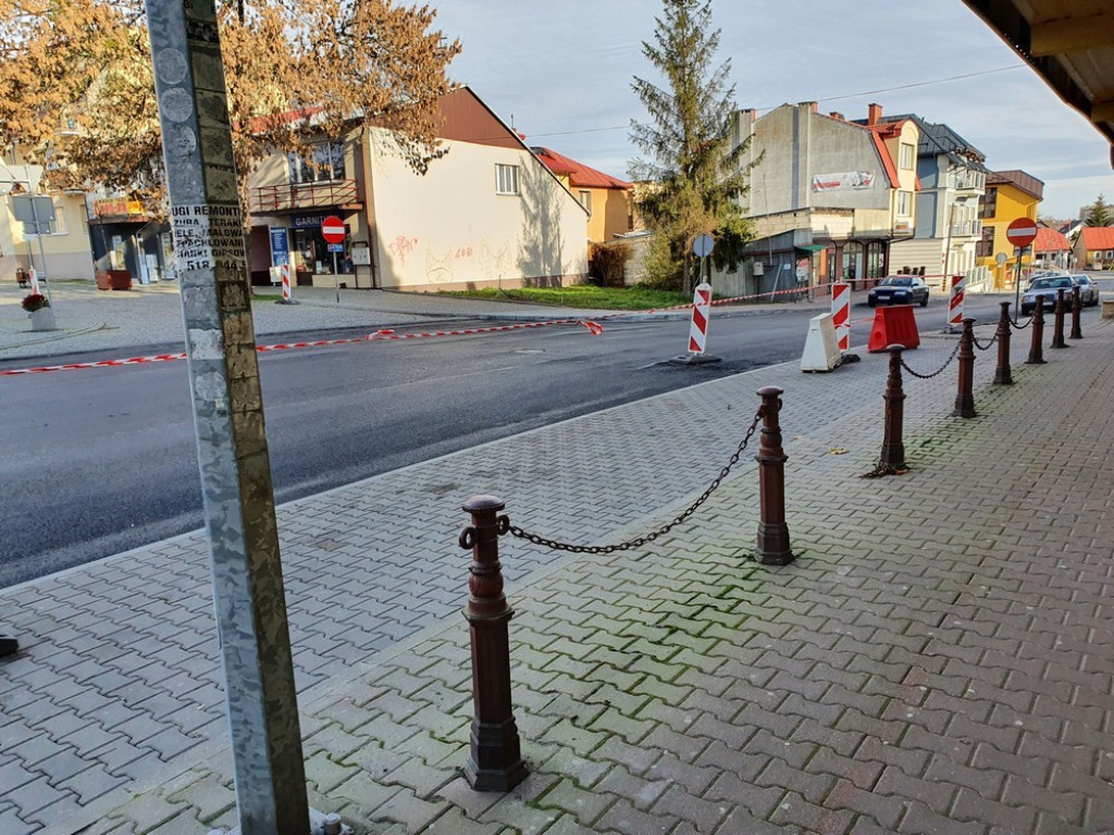 Hrubieszów: Remont Prostej i Targowej - ZDJĘCIA