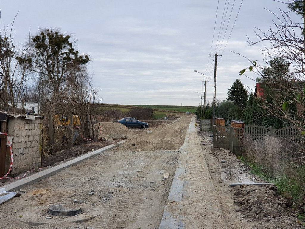 Hrubieszów: Budowa ulicy Diamentowej - ZDJĘCIA