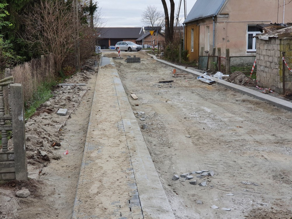 Hrubieszów: Budowa ulicy Diamentowej - ZDJĘCIA