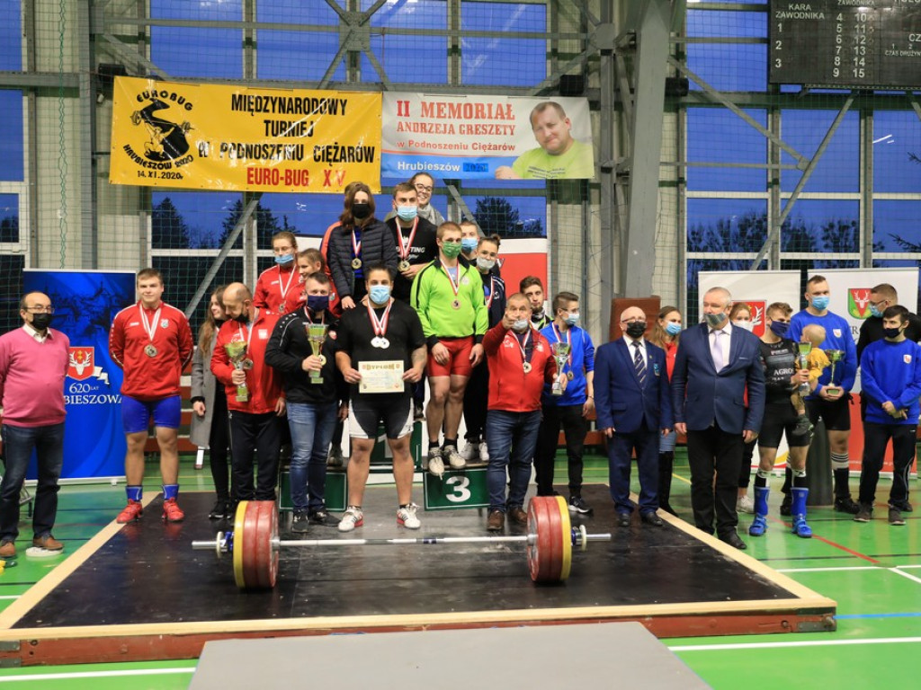 XV Międzynarodowy Turniej w Podnoszeniu Ciężarów Euro-Bug i II Memoriał Andrzeja Greszety - wyniki