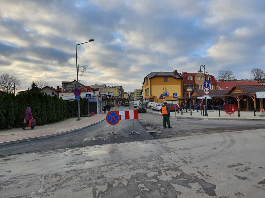 Hrubieszów: Nowa nawierzchnia na Prostej i Targowej - ZDJĘCIA