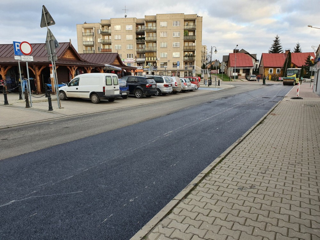 Hrubieszów: Nowa nawierzchnia na Prostej i Targowej - ZDJĘCIA