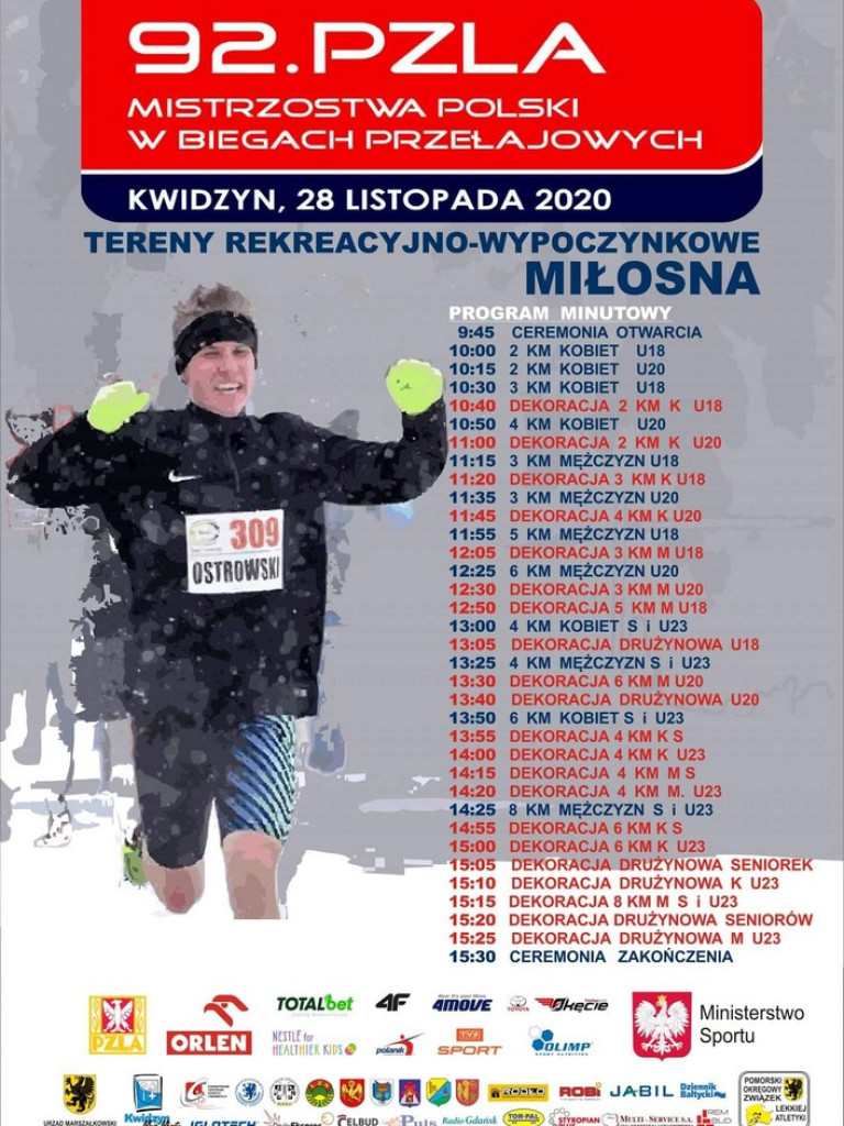 Lekkoatleci Unii Hrubieszów zakończyli sezon startowy 2020 w Przełajowych Mistrzostwach Polski