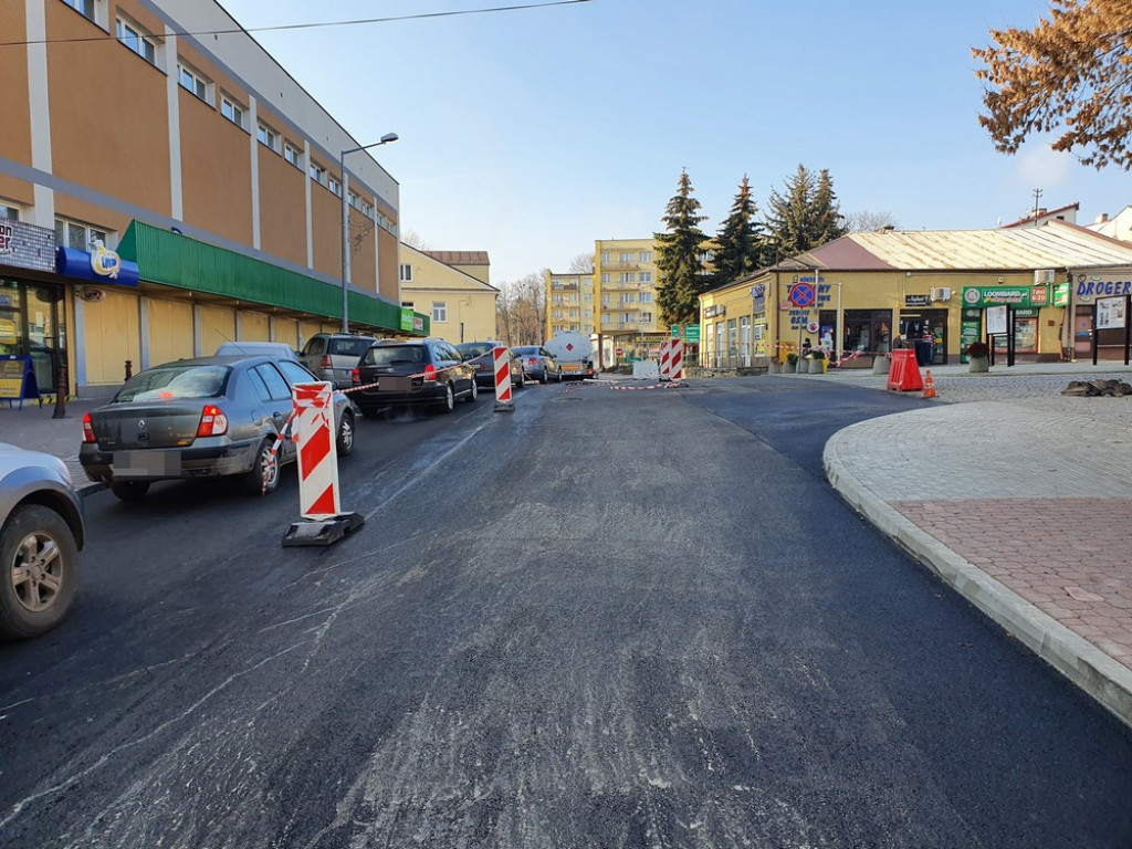Hrubieszów: Nowa nawierzchnia na Prostej i Targowej - ZDJĘCIA