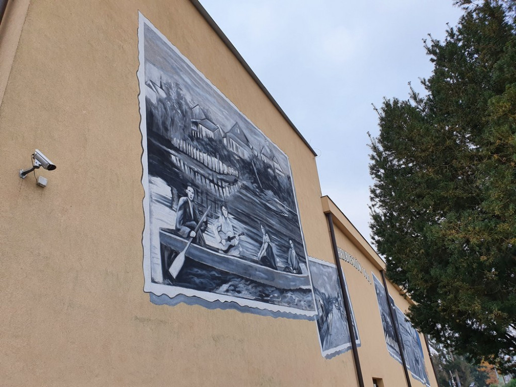 Odsłonięcie hrubieszowskiego muralu - ZDJĘCIA