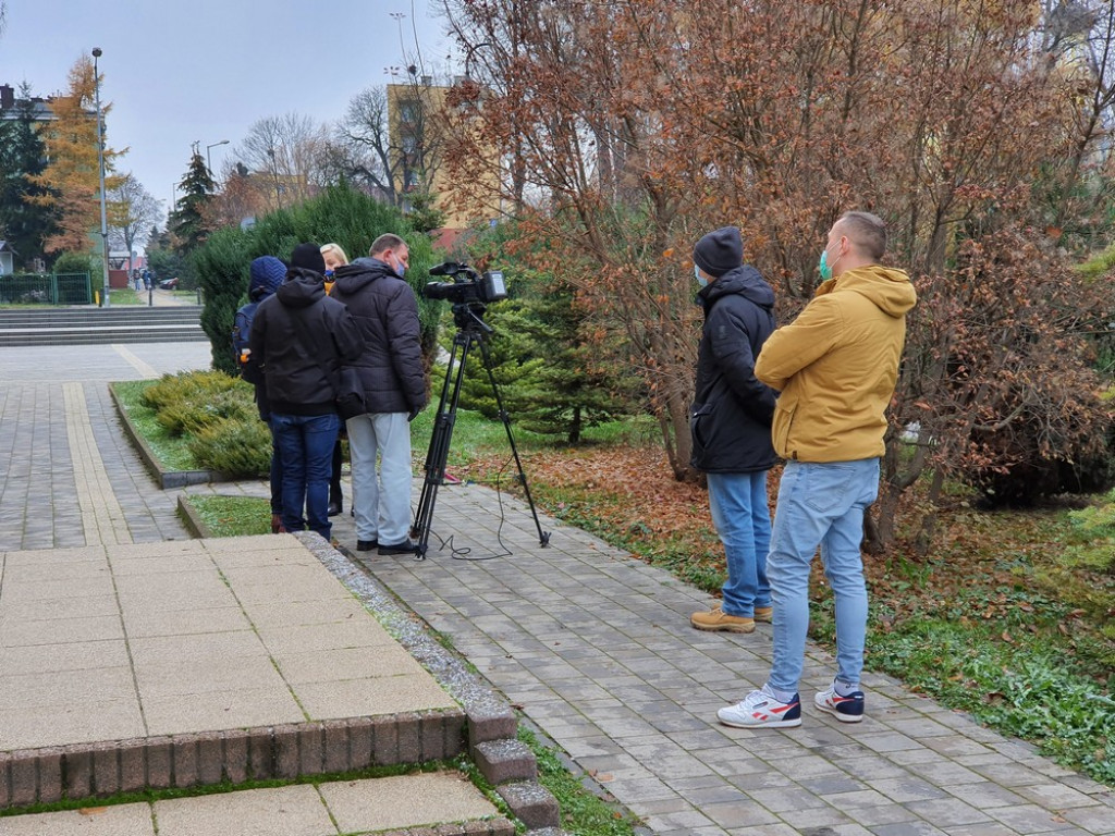 Odsłonięcie hrubieszowskiego muralu - ZDJĘCIA