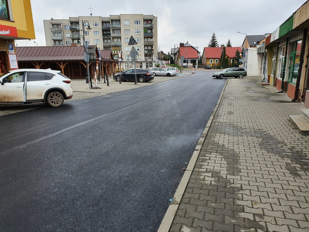 Hrubieszów: Nowa nawierzchnia na Prostej i Targowej - ZDJĘCIA