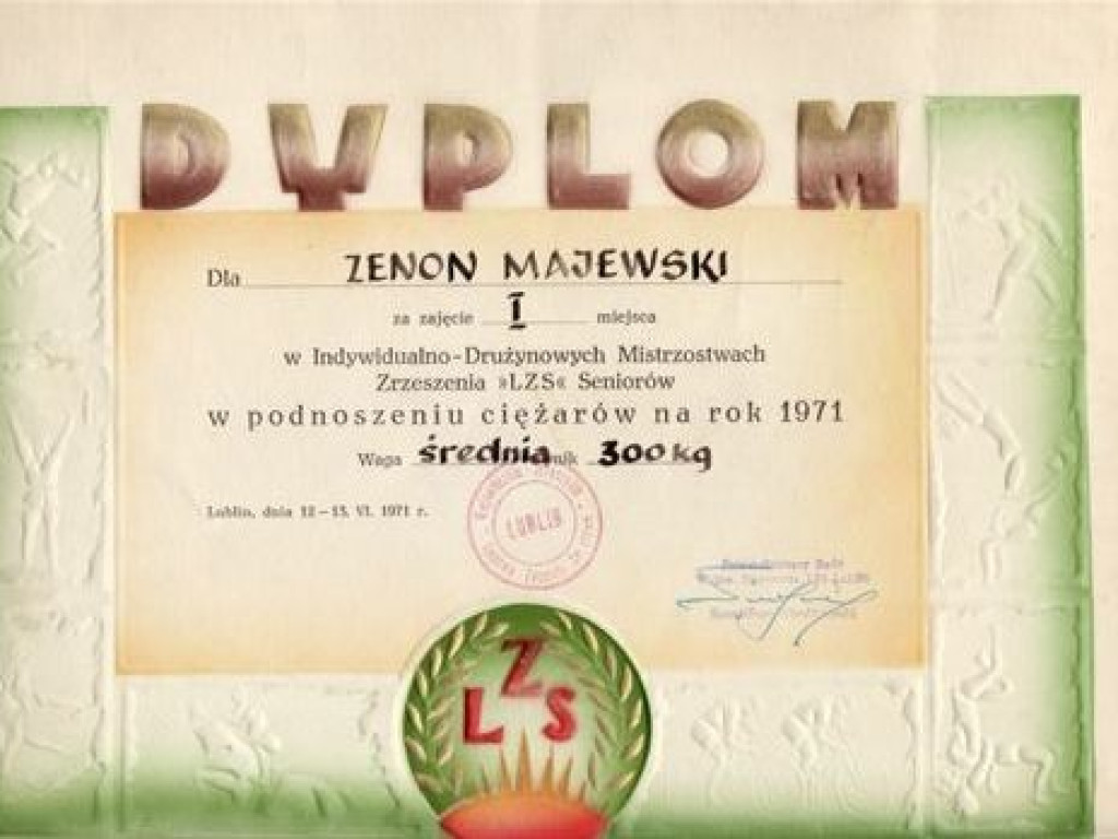 Zmarł były sportowiec, trener i nauczyciel Zenon Feliks Majewski