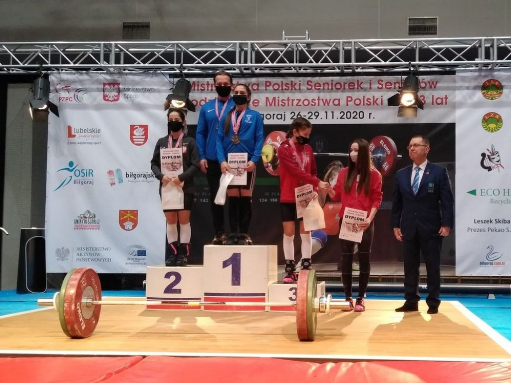 Kolejny medalowy występ sztangistek Unii Hrubieszów na Mistrzostwach Polski - ZDJĘCIA