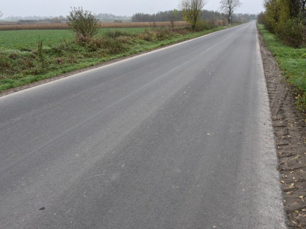 Dobiegła końca remont drogi Werbkowice - Malice - ZDJĘCIA