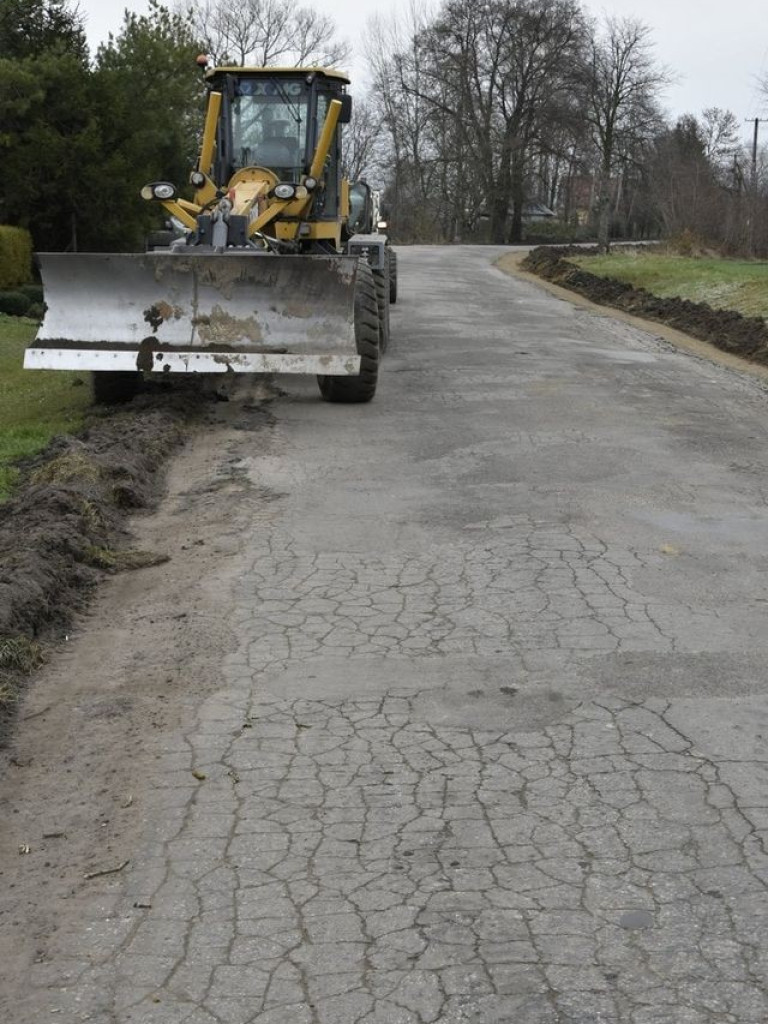 Remont drogi w Sahryniu - umowa podpisana, roboty rozpoczęte - ZDJĘCIA