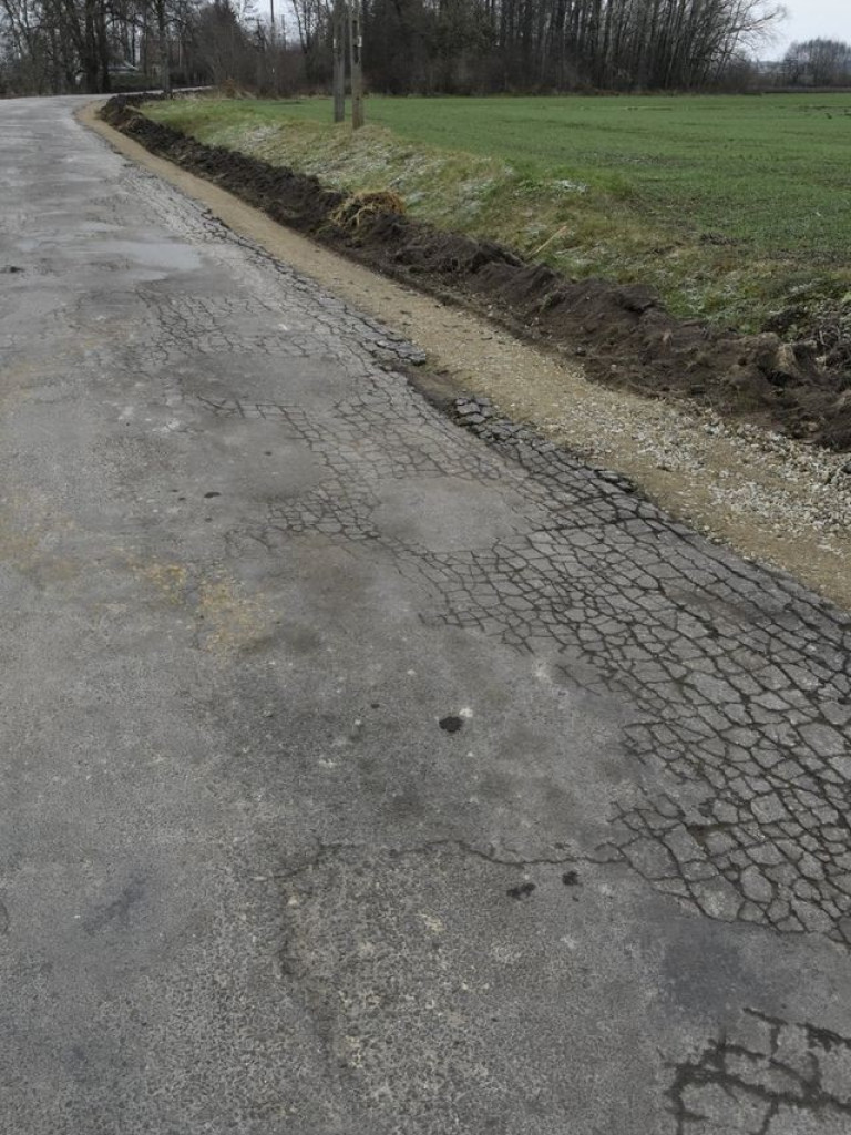 Remont drogi w Sahryniu - umowa podpisana, roboty rozpoczęte - ZDJĘCIA