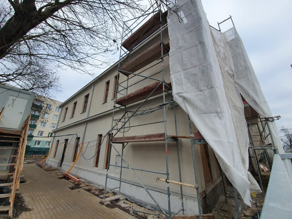 Hrubieszów: Remont budynku Syndykatu Rolniczego - ZDJĘCIA