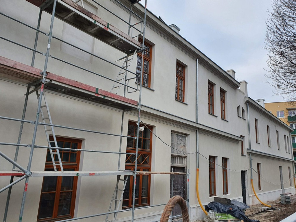 Hrubieszów: Remont budynku Syndykatu Rolniczego - ZDJĘCIA