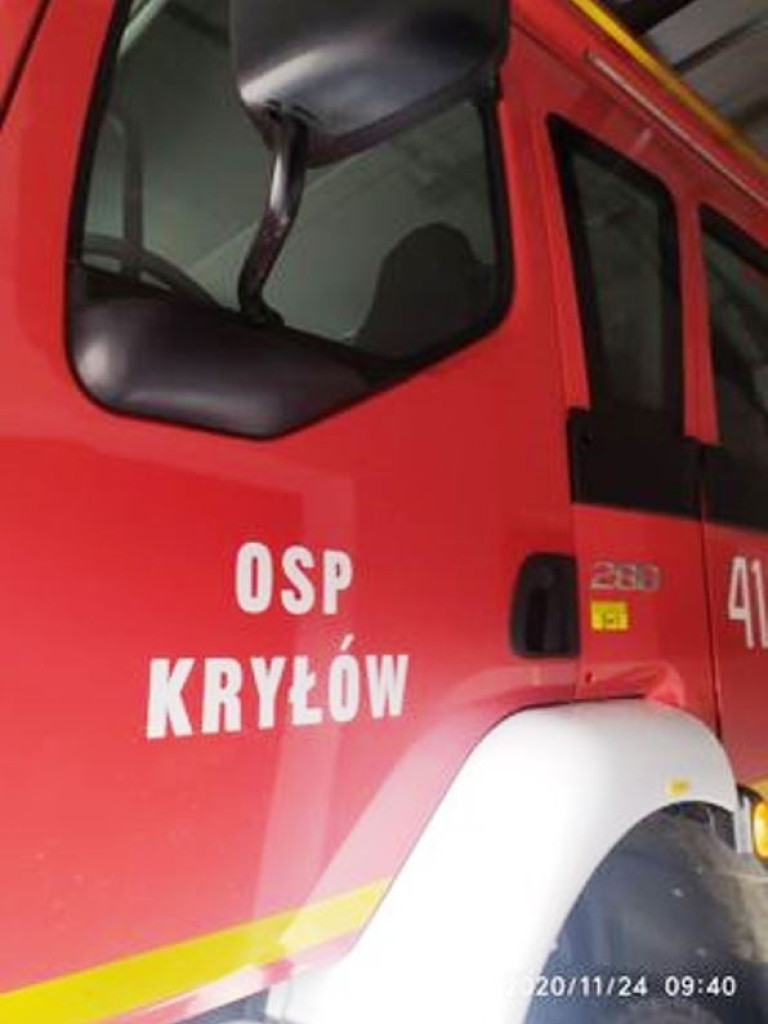 Nowy wóz ratowniczo-gaśniczy dla OSP Kryłów - ZDJĘCIA