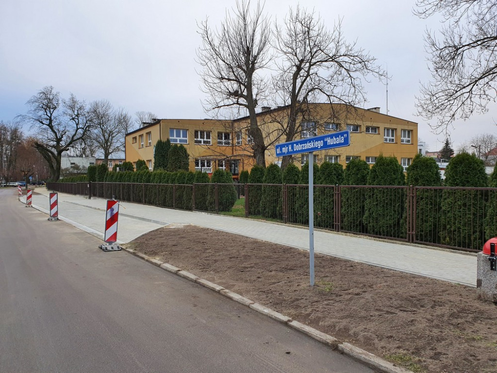 Hrubieszów: Nowy chodnik na ulicy Hubala