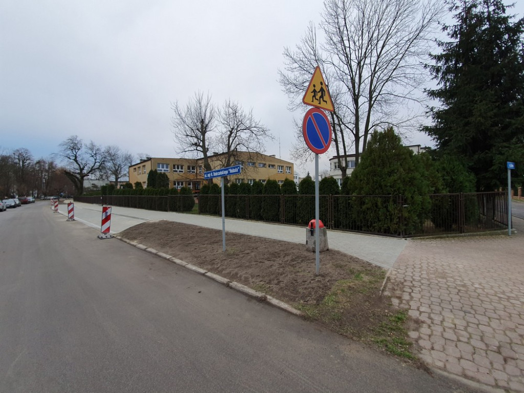 Hrubieszów: Nowy chodnik na ulicy Hubala