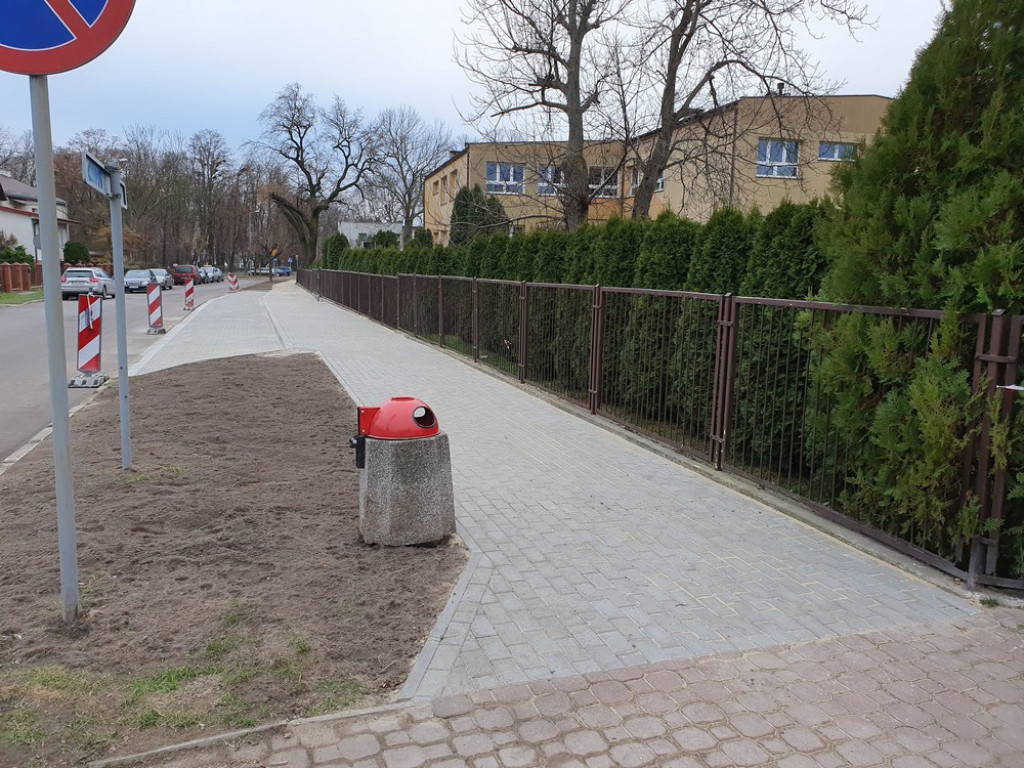 Hrubieszów: Nowy chodnik na ulicy Hubala