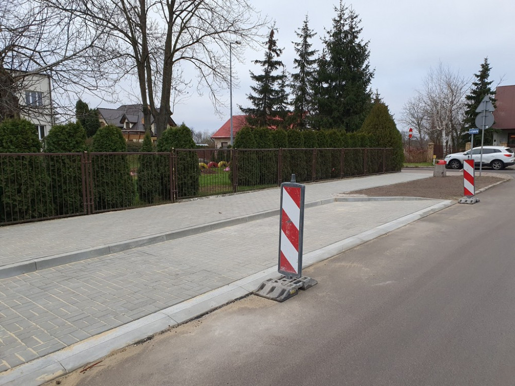 Hrubieszów: Nowy chodnik na ulicy Hubala