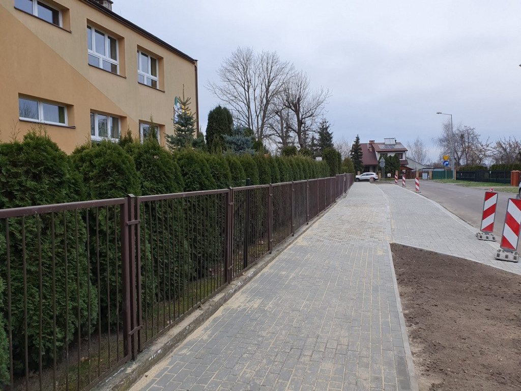 Hrubieszów: Nowy chodnik na ulicy Hubala