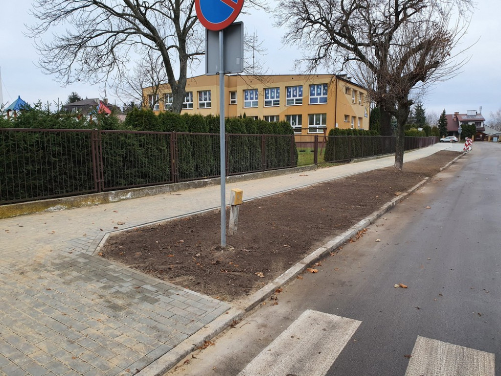 Hrubieszów: Nowy chodnik na ulicy Hubala