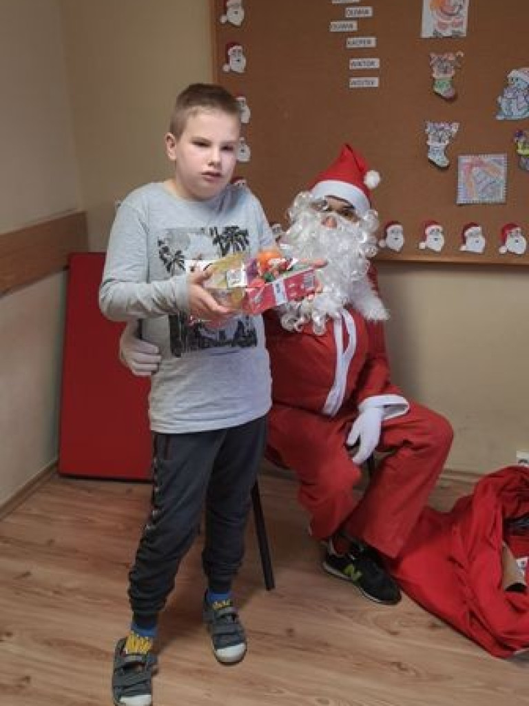 Mikołaj w hrubieszowskim Specjalnym Ośrodku Szkolno-Wychowawczym