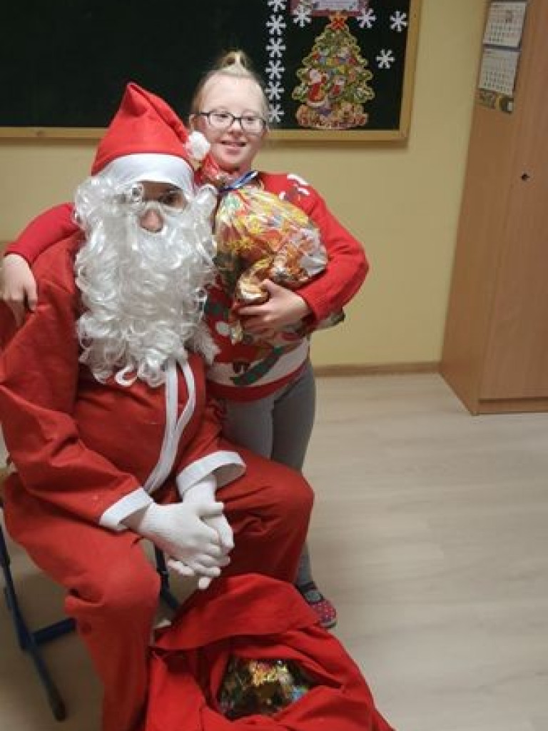 Mikołaj w hrubieszowskim Specjalnym Ośrodku Szkolno-Wychowawczym