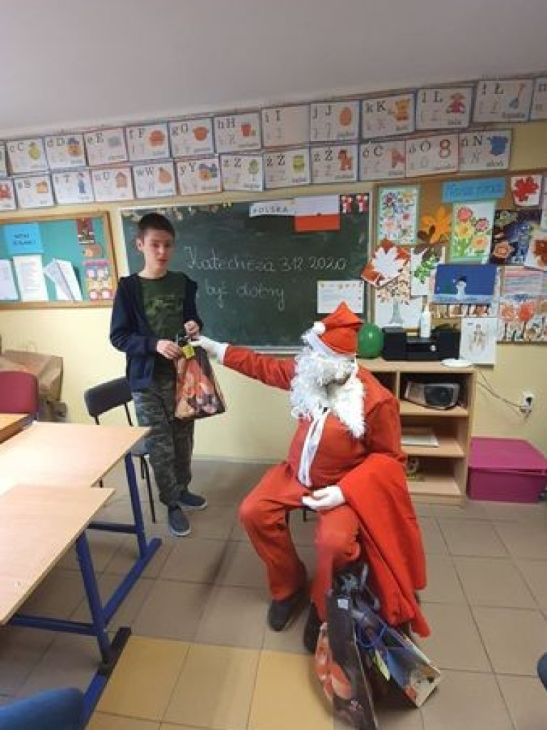 Mikołaj w hrubieszowskim Specjalnym Ośrodku Szkolno-Wychowawczym