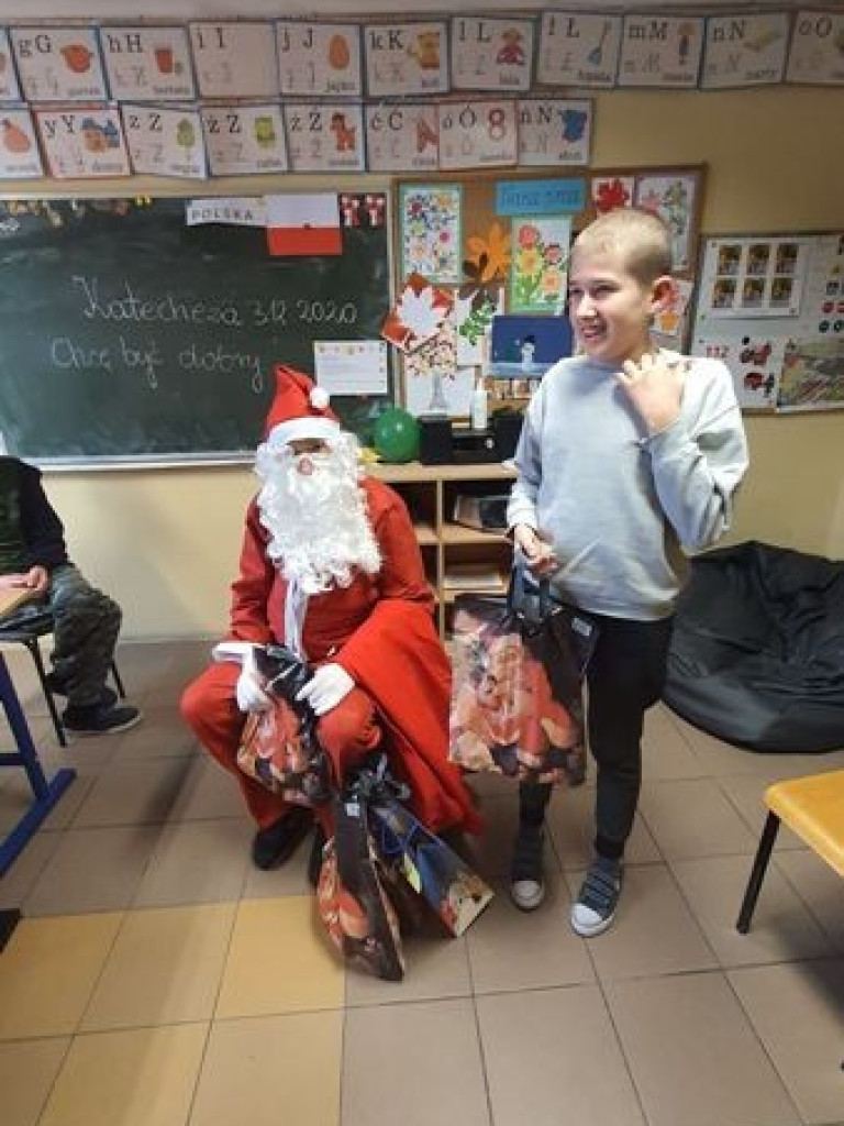 Mikołaj w hrubieszowskim Specjalnym Ośrodku Szkolno-Wychowawczym