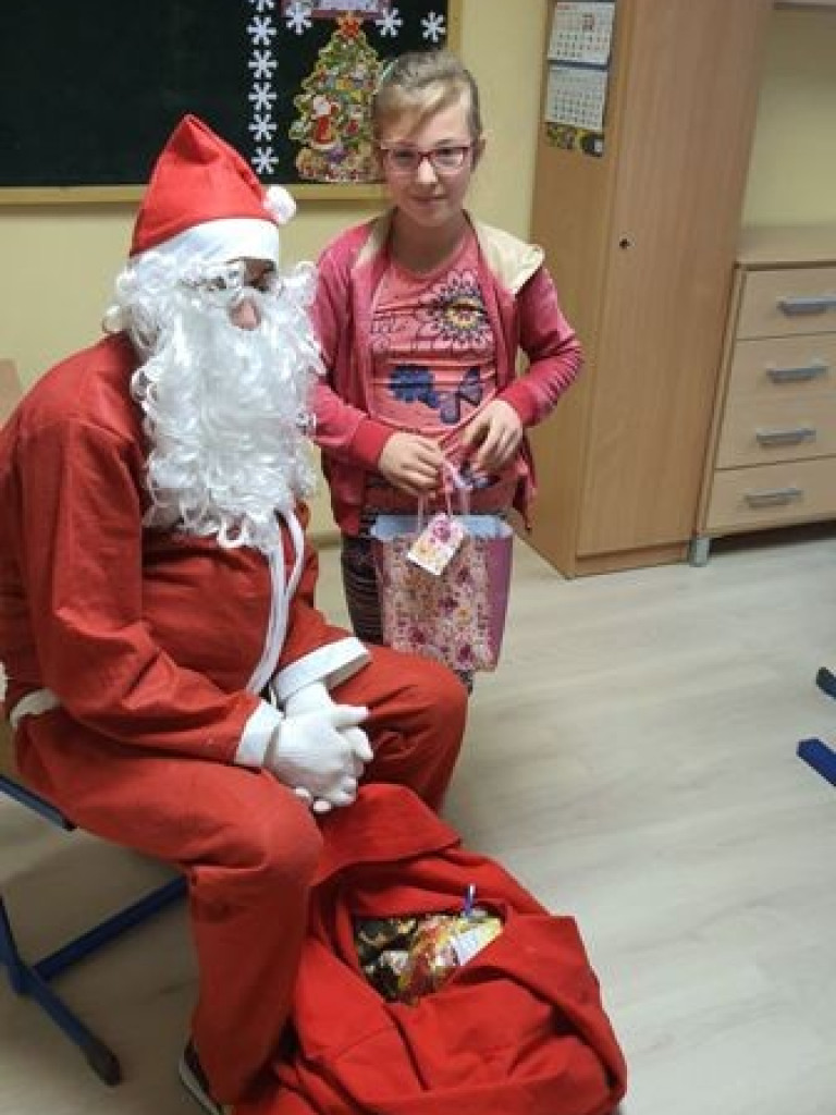 Mikołaj w hrubieszowskim Specjalnym Ośrodku Szkolno-Wychowawczym