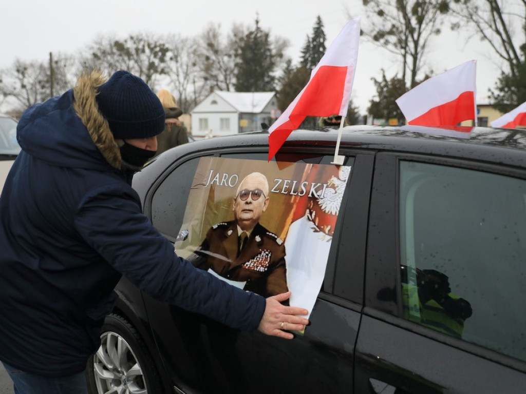 Kolejny hrubieszowski protest samochodowy - ZDJĘCIA, WIDEO