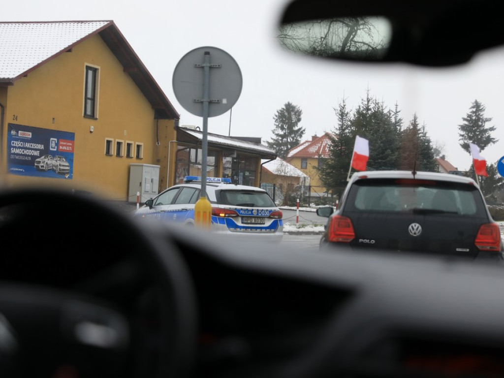 Kolejny hrubieszowski protest samochodowy - ZDJĘCIA, WIDEO