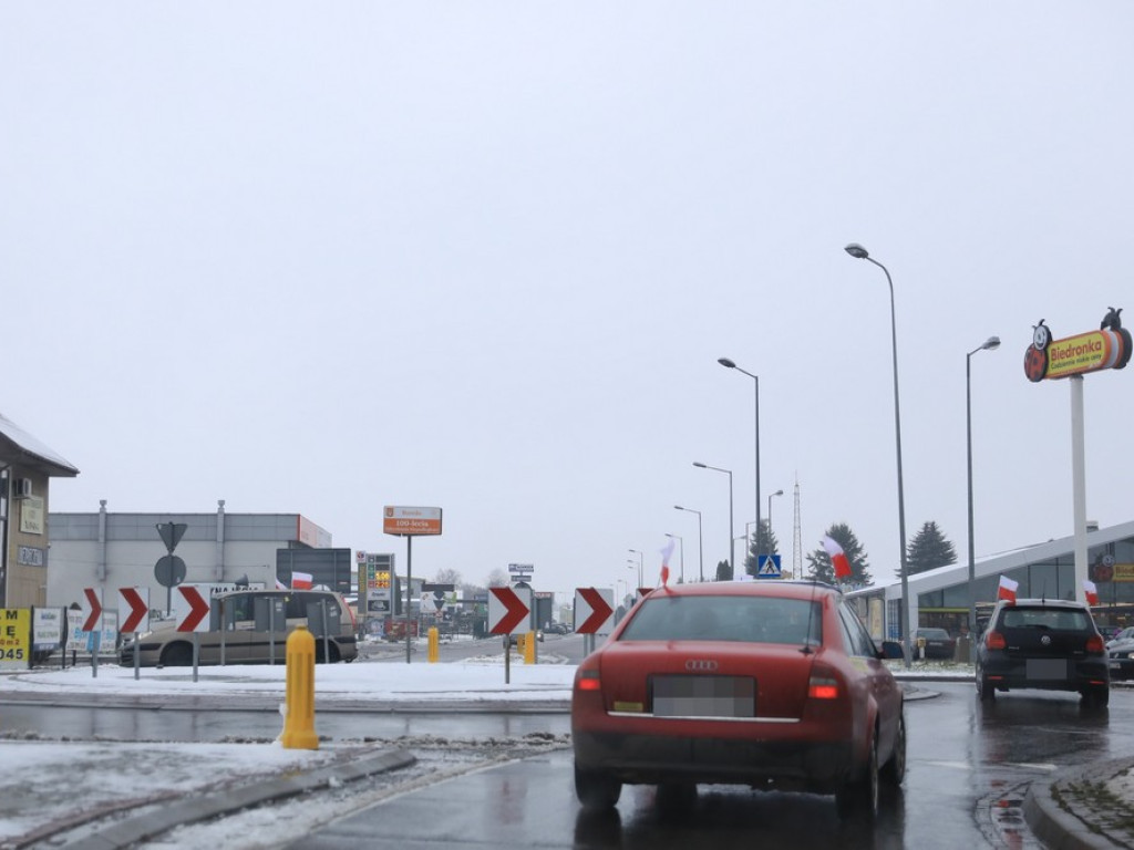 Kolejny hrubieszowski protest samochodowy - ZDJĘCIA, WIDEO