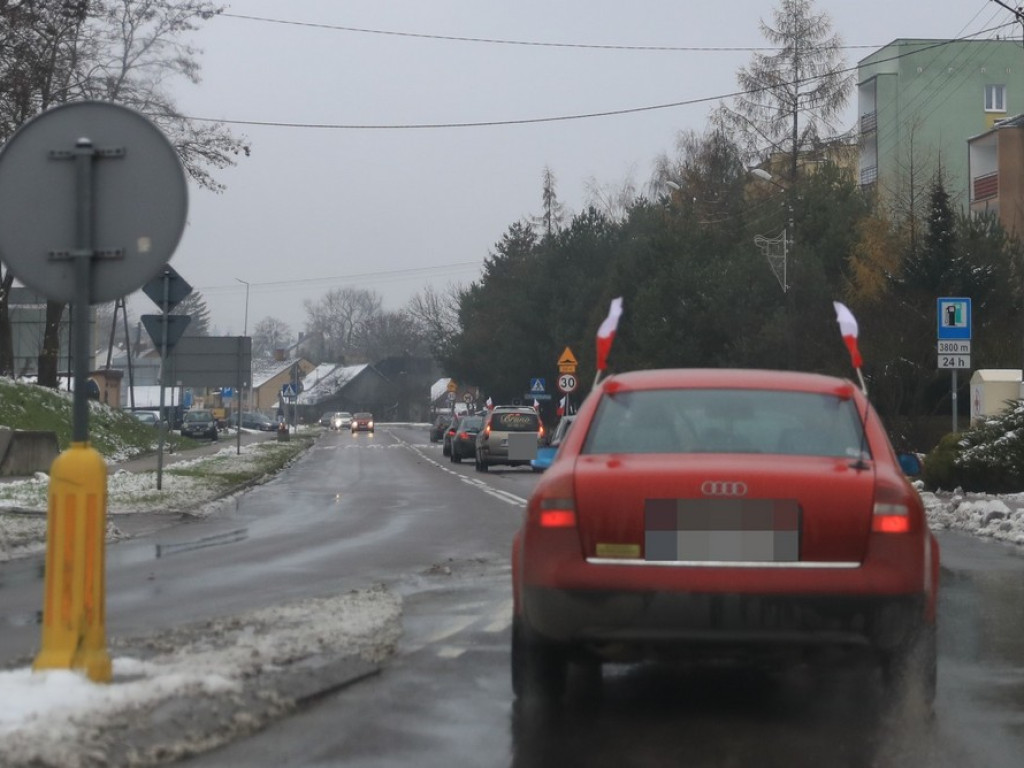 Kolejny hrubieszowski protest samochodowy - ZDJĘCIA, WIDEO