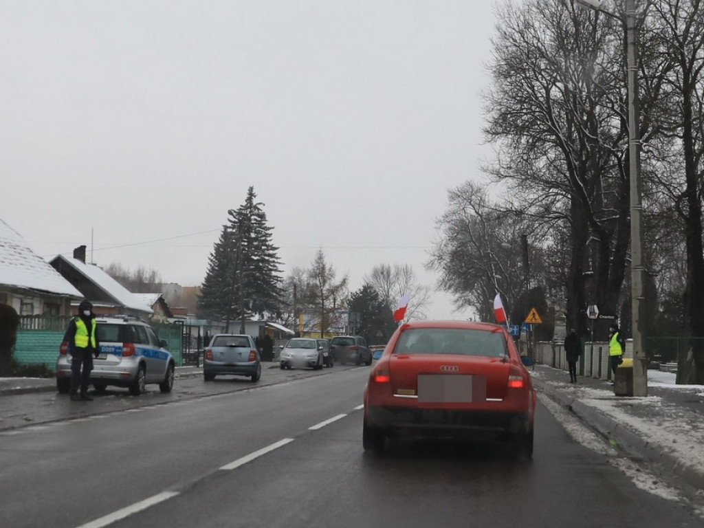 Kolejny hrubieszowski protest samochodowy - ZDJĘCIA, WIDEO