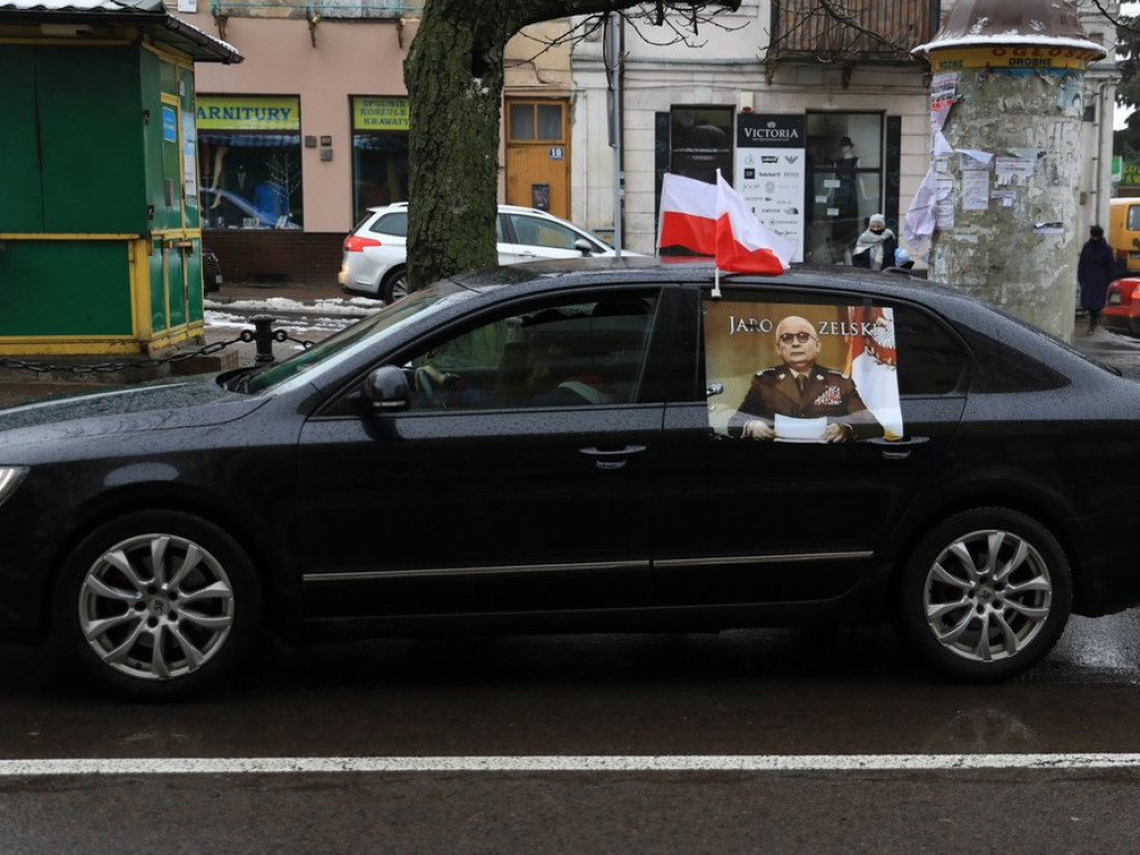 Kolejny hrubieszowski protest samochodowy - ZDJĘCIA, WIDEO
