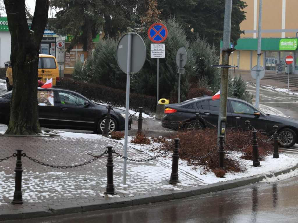 Kolejny hrubieszowski protest samochodowy - ZDJĘCIA, WIDEO
