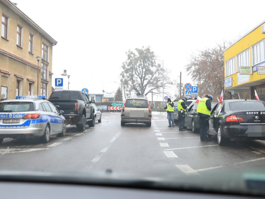 Kolejny hrubieszowski protest samochodowy - ZDJĘCIA, WIDEO