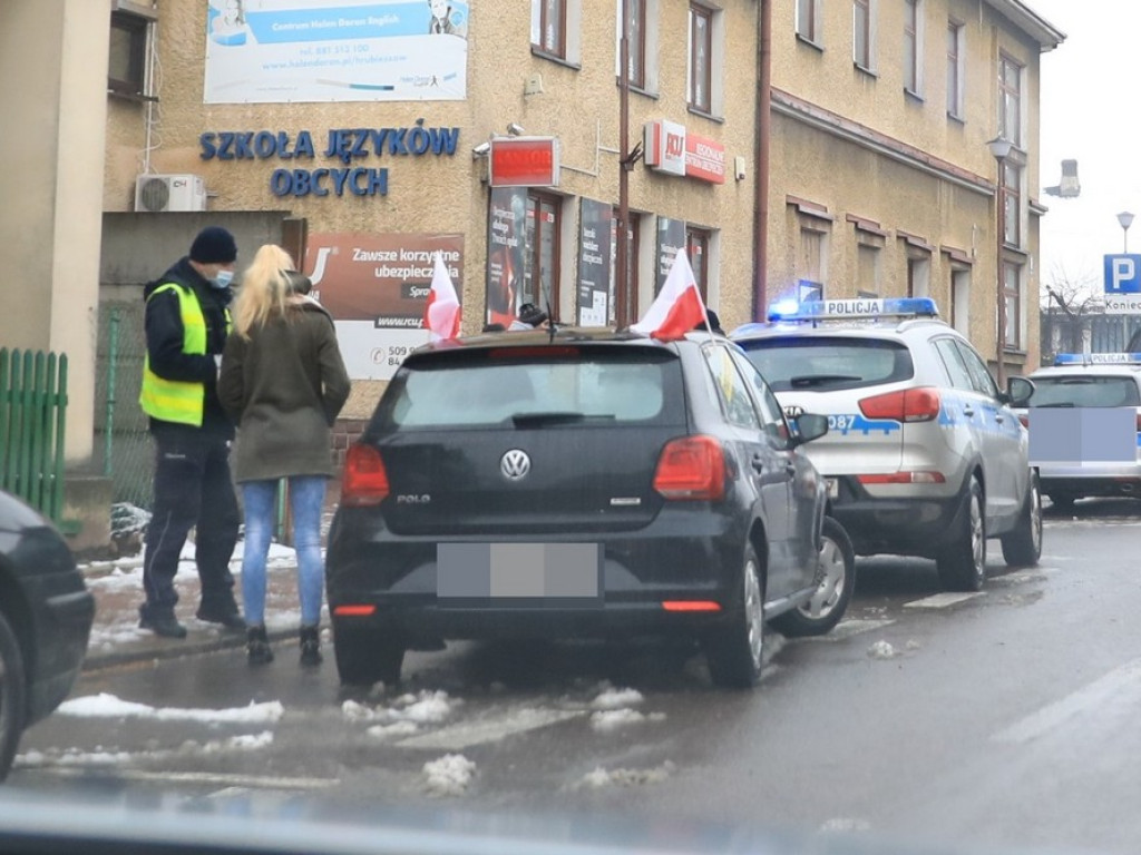 Kolejny hrubieszowski protest samochodowy - ZDJĘCIA, WIDEO